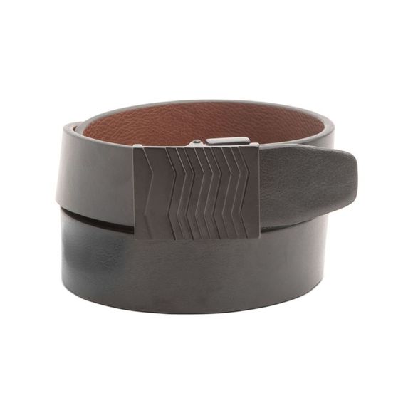 Cole Accessories Cole Mens Black Plaque Buckle